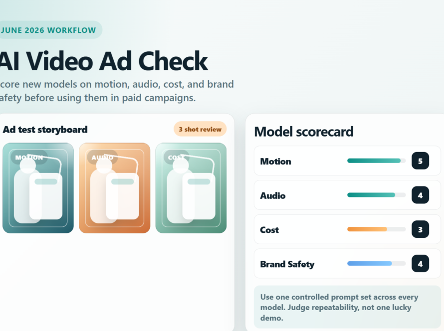 Editorial checklist for evaluating new AI video models before using them in advertising campaigns