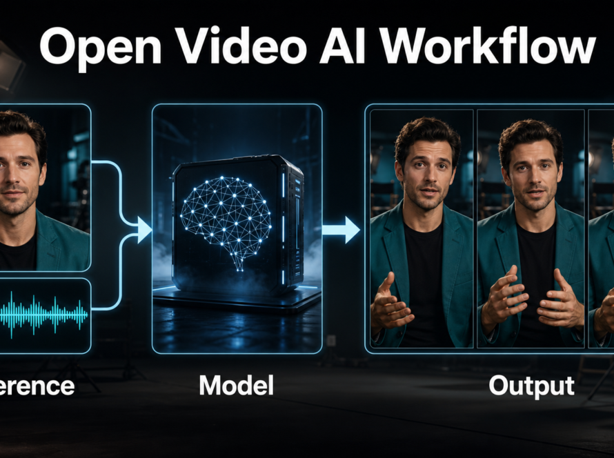 Wan2.2 S2V workflow from reference portrait and audio to consistent video frames