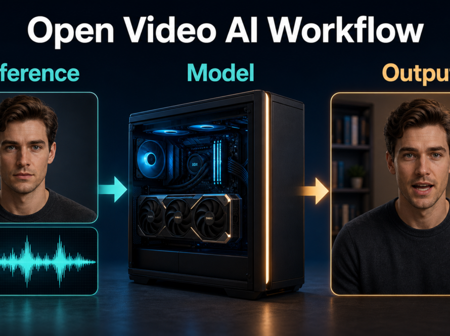 Audio-driven HunyuanVideo-Avatar workflow from reference and model to talking-video output