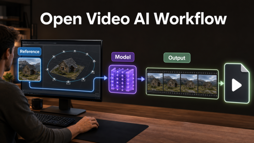 CamI2V and RealCam-I2V workflow from reference image and camera path to video output
