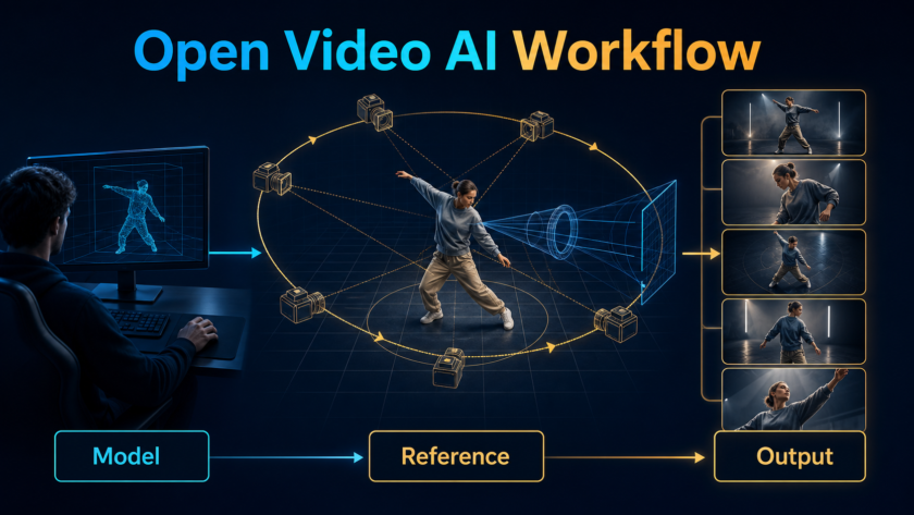 UCPE local camera-control workflow from model and reference to video output