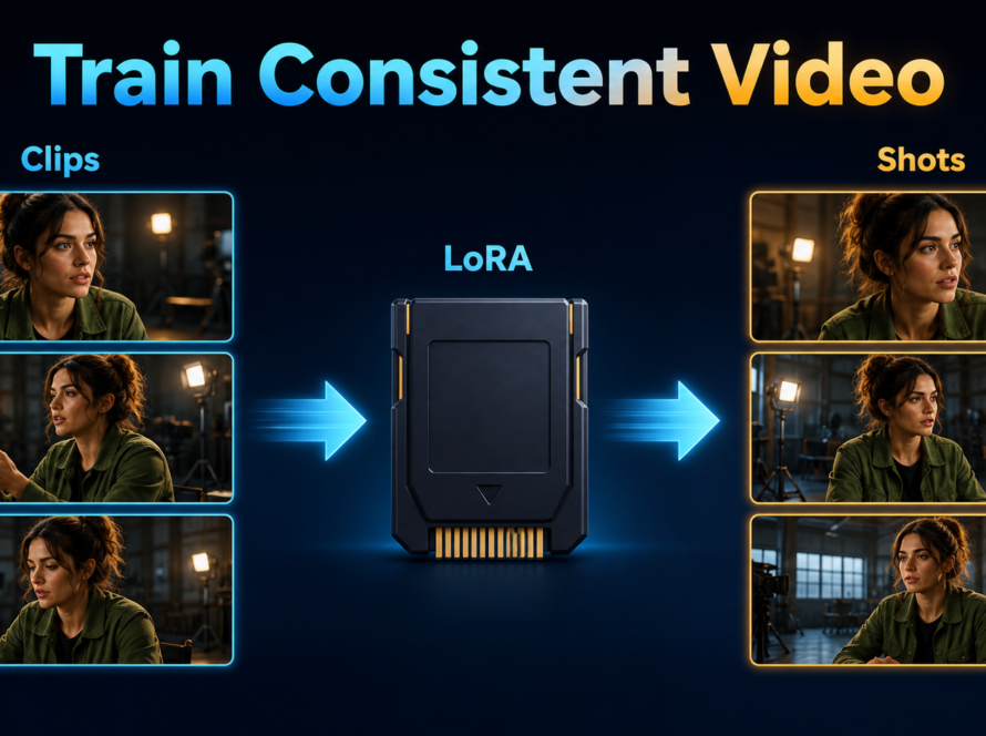 Wan2.2 LoRA workflow turning curated character clips into visually consistent video shots